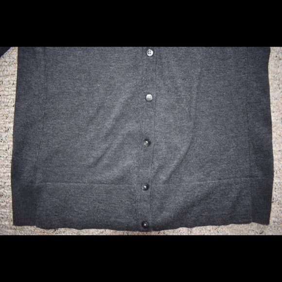 Eddie Bauer Women’s Tall-Large Cardigan (charcoal) - Picture 4 of 6